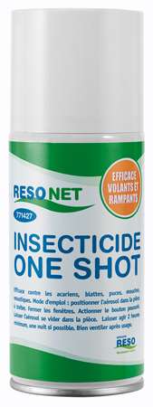 BOMBE ONE SHOT INSECTICIDE - 150 ml - Anti insectes volants et rampants -  U2 SICO - La capem